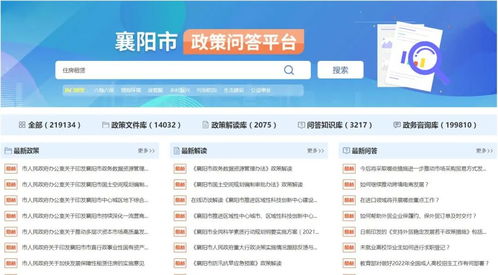 襄陽政府網政策問答平臺獲2022年政務網站精品欄目獎